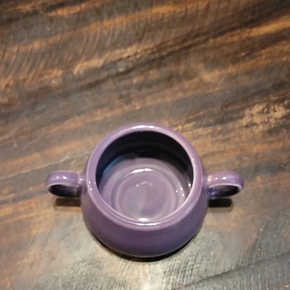Fiestaware Lilac Sugar Bowl NO Lid - Picture 3 of 3